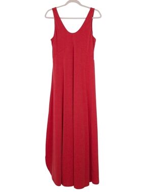 Halara U Neck Flowy Maxi Casual Tank Dress jersey brunch vacation beach comfort